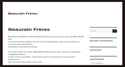Desktop Screenshot of beaurain-freres.com
