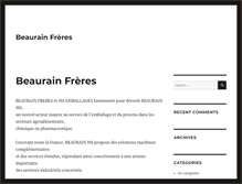 Tablet Screenshot of beaurain-freres.com